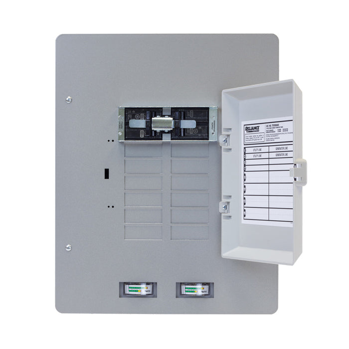 Reliance TRK1006C Indoor Manual Transfer Panel w/ Meters 30A - 60A Utility
