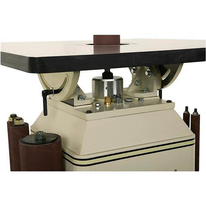 Shop Fox W1686 1 Hp Oscillating Spindle Sander Cabinet Style with Table Inserts