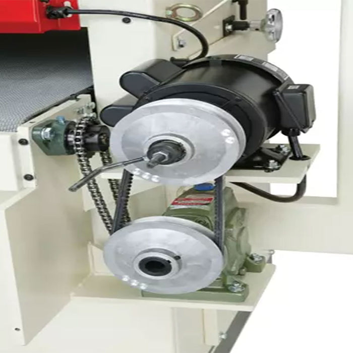 Shop Fox W1772 37" 10 HP Drum Sander w/ Industrial Rubber Conveyor Belt