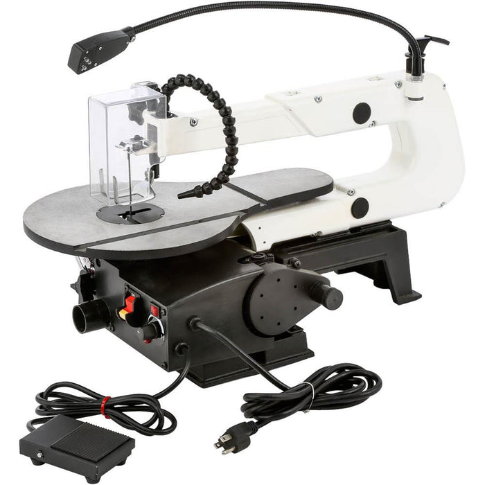 Shop Fox W1872 16 Inches VS Scroll Saw with Foot Switch
