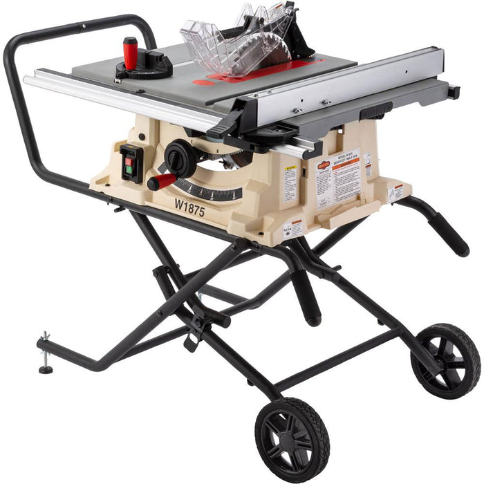 Shop Fox W1875 2 HP Benchtop Table Saw w/ Stand