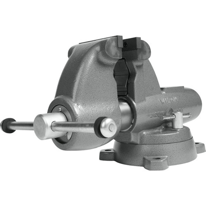Wilton 28828 6" Combo Pipe/Bench Jaw Round Channel Vise w/ Swivel Base