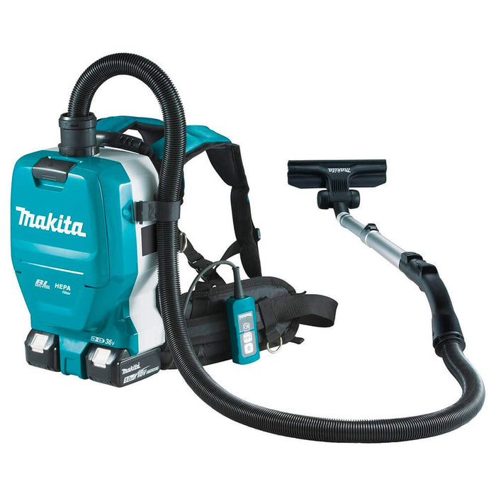 Makita XCV09PT 18 Volt LXT (36 Volt) 1/2 Gallon Backpack Dry Vacuum Kit