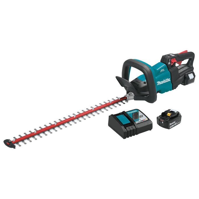 Makita XHU07T 18 Volt 24 Inch 5.0Ah LXT Lithium-Ion Brushless Hedge Trimmer Kit