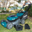 Makita XML08PT1 18V X2 36 LXT 21" Self Propelled Lawn Mower w/ 4 Batteries