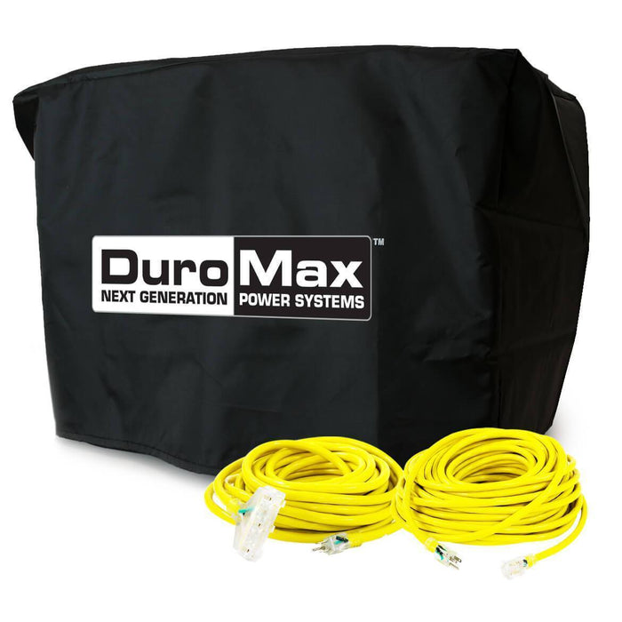 DuroMax Large Generator Cords and Cover Starter Kit (Fits 8,500 Watt Units and Up)