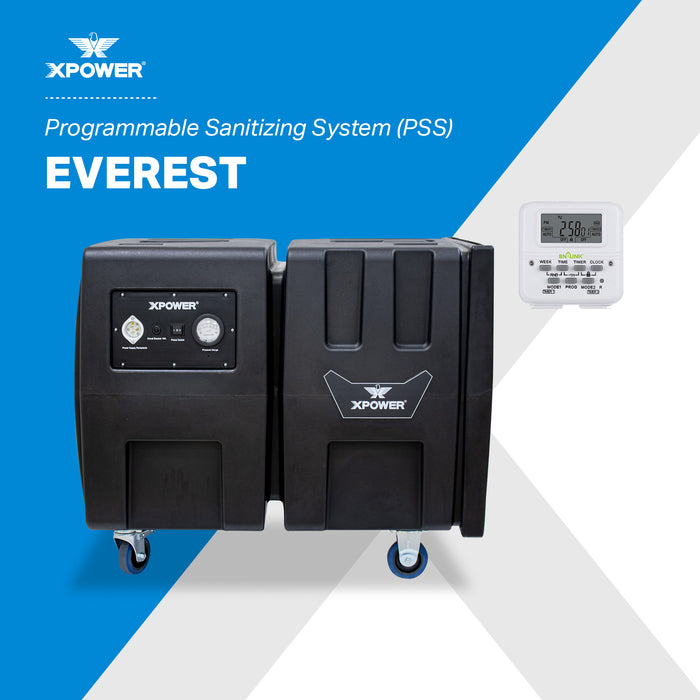 XPOWER PSS3 Everest Programmable Sanitizing System Automatic Indoor Air Purifier
