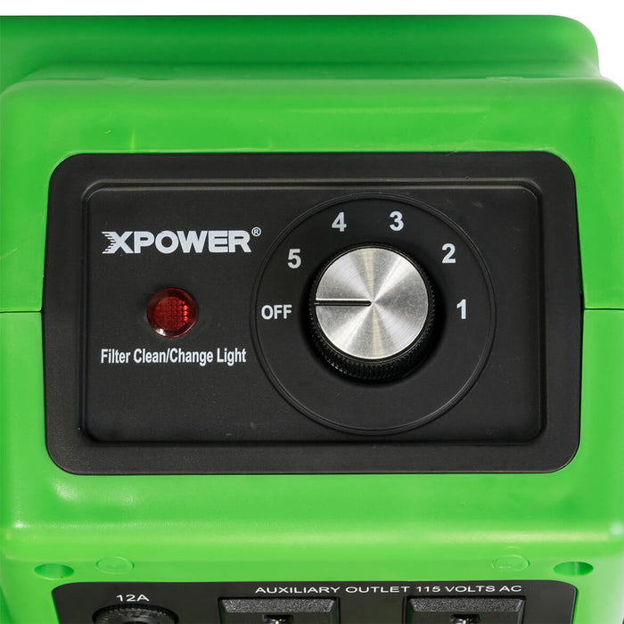 XPower X-2480A 1/2-Hp 2.8-Amp 550-Cfm Professional HEPA Mini Air Scrubber