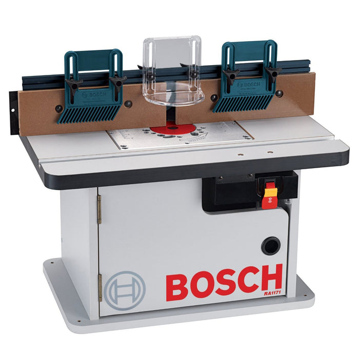 Bosch RA1171 4-7/8 x 25-1/8-Inch Aluminum Fence Cabinet Style Router Table