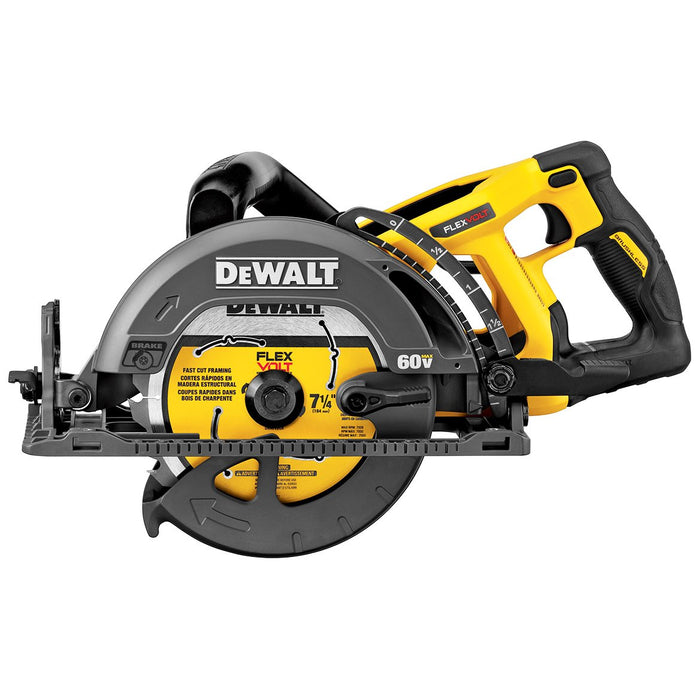 DeWALT DCS577B 60V 7-1/4-Inch Worm Drive Style Circular Saw - Bare Tool