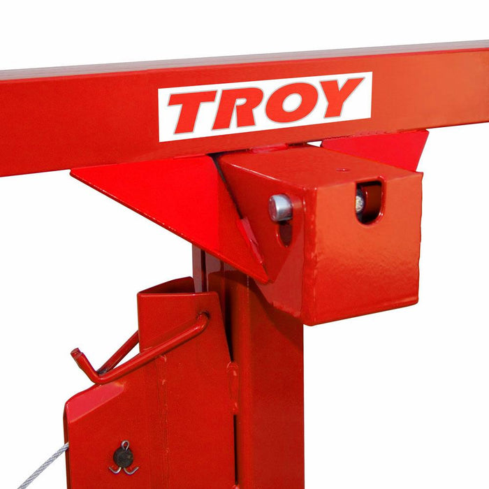 Troy DPH11 11' Drywall Rolling Lifter Panel Hoist Jack Lockable Tool - DPH11