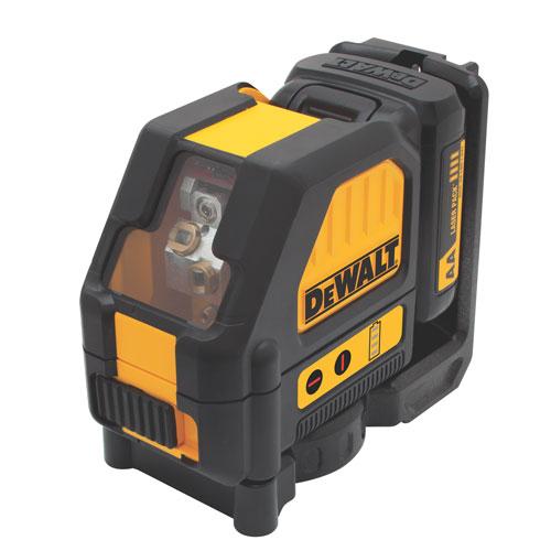 DeWALT DW088LR 12-Volt Self-Leveling Locking Pendulum Red Cross Line Laser