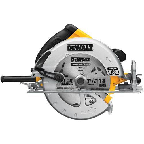 DeWALT DWE575SB 7-1/4-In Electric Next Gen Circular Saw Cutting Tool W/ Brake