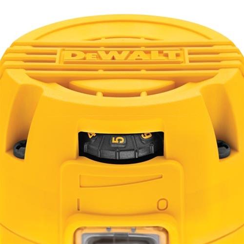 DeWALT DWP611 1.25HP Compact Premium VS Woodworking Router Tool - LED Lighted