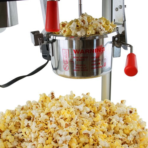FunTime FT421CB 4oz Black Bar Table Top Popcorn Popper Maker Machine
