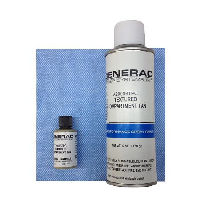 Generac GNC-5653 Touch Up Bottle and Spray Can Paint Kit - Tan