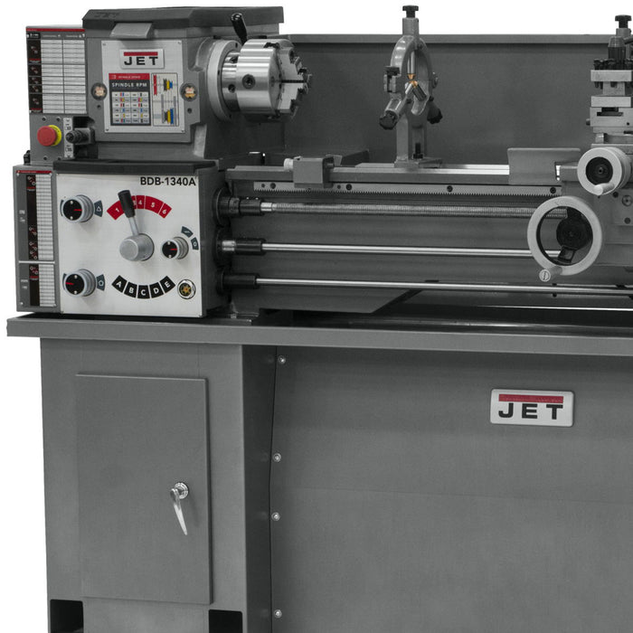 JET BDB-1340A 2-Hp 230V Belt Drive Bench Lathe w/ CBS-1340A Stand - 321102AK