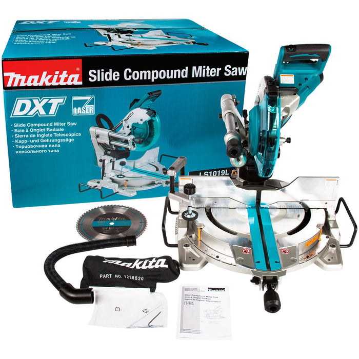 Makita LS1019L 10-Inch 15-Amp Dual-Bevel Sliding Compound Miter Saw w/ Laser
