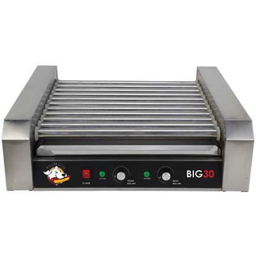 Roller Dog RDB30SS Commercial Style 30 Hot Dog Roller Grill Cooker Machine