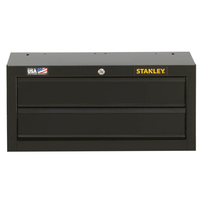 Stanley STST22621BK 26-Inch 1,830 cu/In. 2-Drawer Black Middle Storage Chest