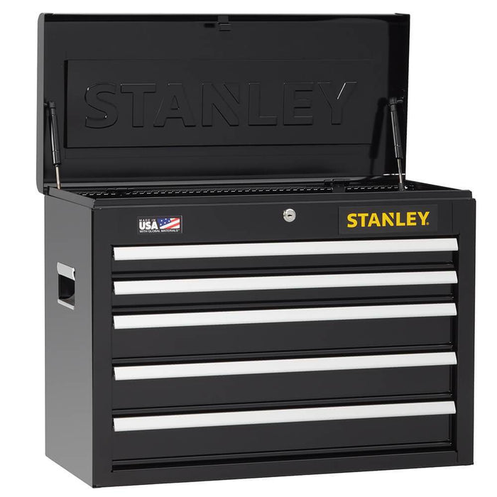 Stanley STST22655BK 26-Inch 300-Series 5-Drawe Storage Tool Chest - Black