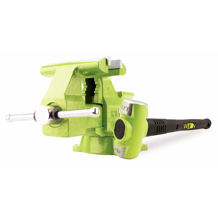 Wilton 11128BH 6-1/2-Inch Versatile Utility Bench Vise and Sledge Hammer Combo