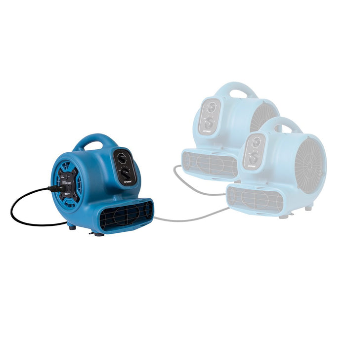 XPower P-230AT 1/4-Hp 2.3-Amp 925-Cfm Electric Mini Mighty Air Mover - Blue