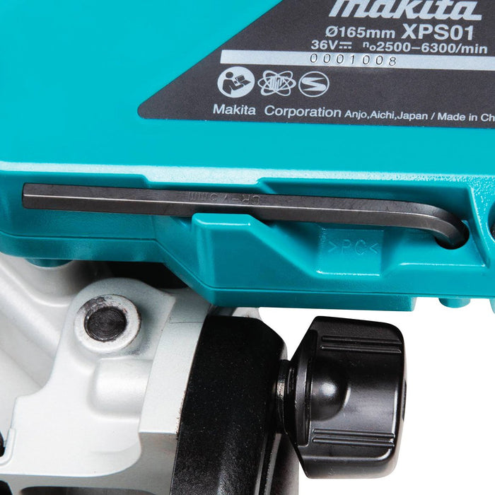 Makita XPS01Z 36-Volt 6-1/2-Inch X2 LXT Cordless Plunge Circular Saw Bare  Tool