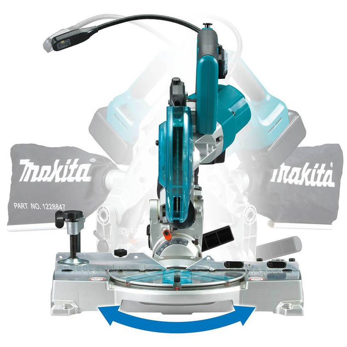 Makita XSL05Z 18-Volt LXT Dual-Bevel Compound Miter Saw w/ Laser - Bare Tool
