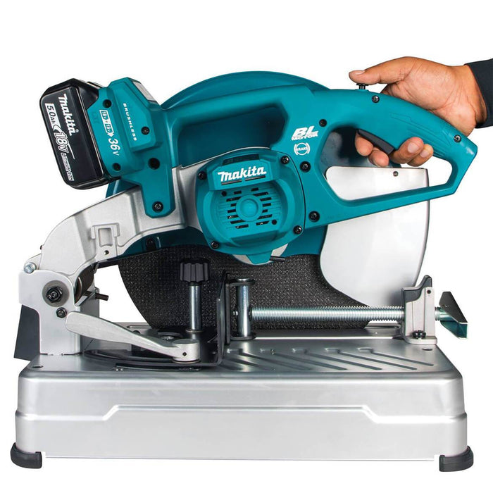 Makita XWL01PT 36-Volt 14-Inch 5.0Ah X2 LXT Brushless Cordless Cut-Off Saw Kit